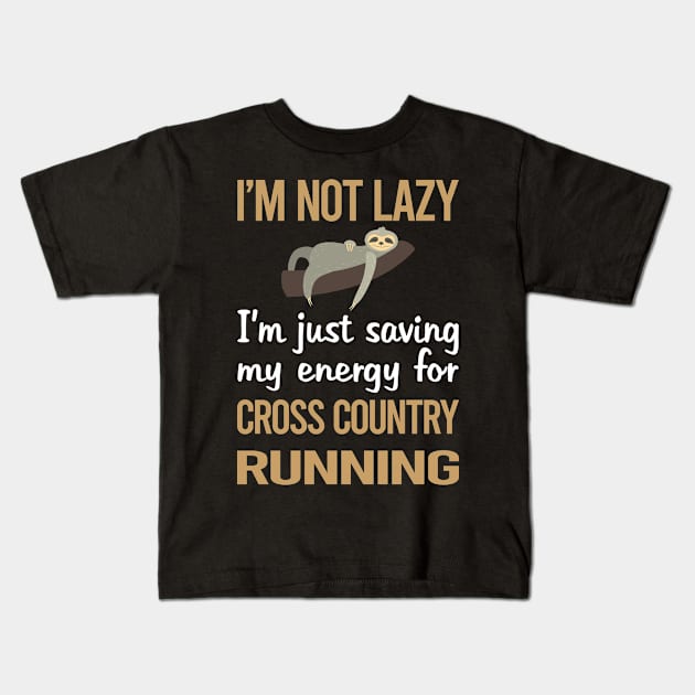 Saving Energy Cross Country Running XC Kids T-Shirt by lainetexterbxe49